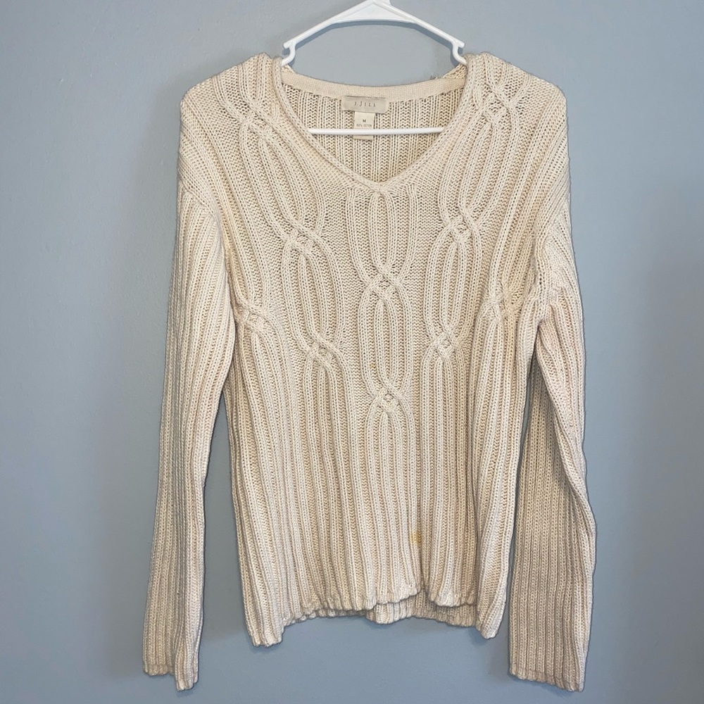 Cream sweater